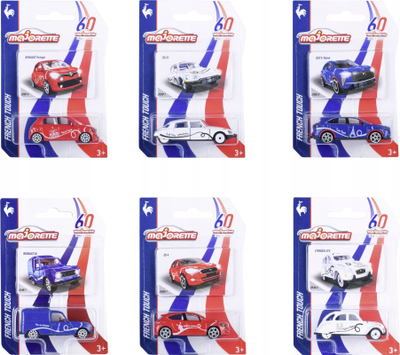 Maket veture Majorette French Touch Premium, model i rastësishëm, metalik, shumëngjyrësh
