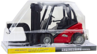 Lodër karrocë ngritëse LeanToys, model forklift, e kuqe