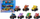 Set lodrash Paw Patrol Multipack With Rescue Wheels, mini makina, shumëngjyrësh