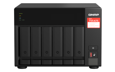 Server NAS Qnap TVS-675-8G, 8GB RAM, 2.5GbE, gri