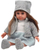 Kukull Lean Toys Leleka, 36.5 cm, me fustan blu