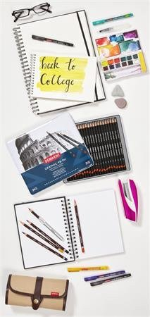 Stilolaps grafik Derwent Line Maker, set 6 copë, i zi
