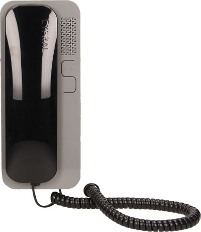 Interfon banesor CYFRAL SMART 5P, 4 6 përçues, montim në mur, zi gri