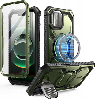 Kapak telefoni Supcase Iblsn Armorbox për iPhone 16e, me MagSafe, i zi