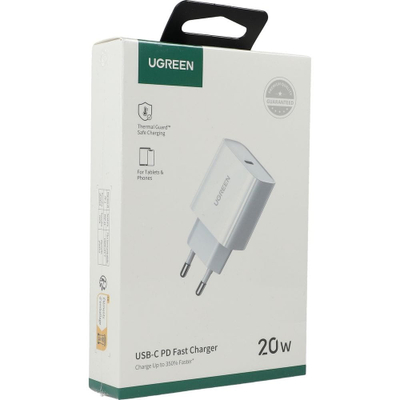 Karikues muri Ugreen USB, Power Delivery 3.0, 20W, i bardhë