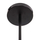 Llambë tavani Lighty HM7404.11, 3 llamba, metal, e zezë