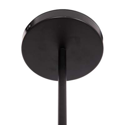 Llambë tavani Lighty HM7404.11, 3 llamba, metal, e zezë