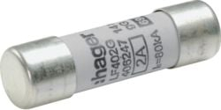 Siguresë cilindrike Hager BiWtz LF402G, 14x51mm, 2A gG, e bardhë