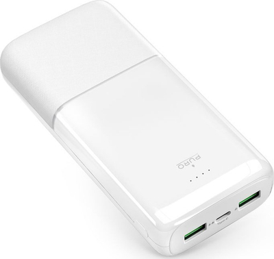 Power bank Puro PUFCBB200P3WHI, 20000mAh, 22.5W, бел