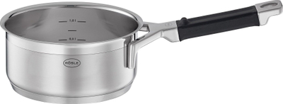 Tigan Roesle Silence Pro, 16 cm, çelik inox, argjendtë