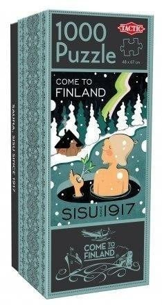 Puzzle Lovers Come to Finland Sauna Sisu since 1917, 1000 pjesë, shumëngjyrësh