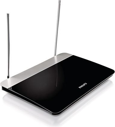  Antenë e brendshme e televizorit Philips 47DB UHF / VHF / FM / HDTV (SDV6227 / 12) 