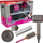 Set lodër parukerie Supersonic 73250, tharëse flokësh me drita, aksesorë stilimi, multicolor