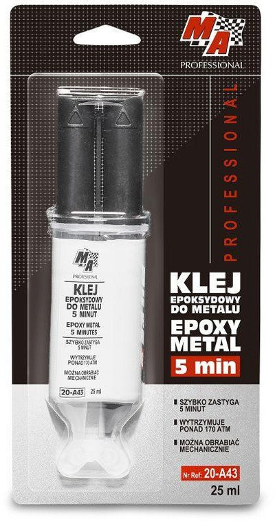 Ngjitës metalik MA Professional 20 A43, 25ml, mban deri 150°C, transparent