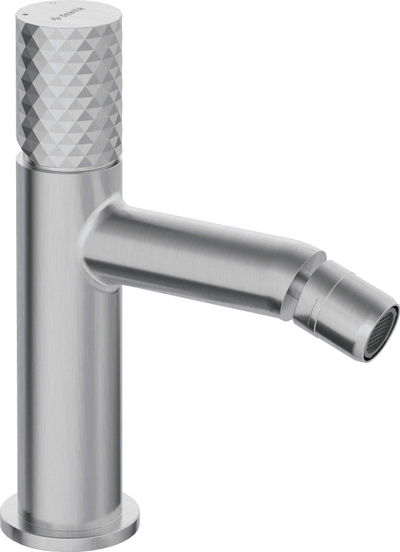Rubinet bidé Deante Silia Hexa BHS F30M, mixer, çelik i furçuar