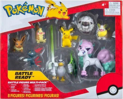 Set figurash Pokemon Battle Ready (PKW2542/ PKW0185), 8 copë