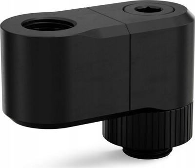Fiting për ftohje me ujë EK Water Blocks EK-Quantum Torque Double Rotary 28mm Offset, i zi