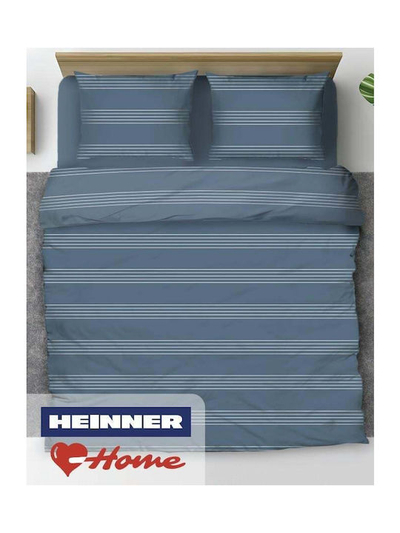 Set mbulesë jorgani Heinner Cotton Colin, dopio 200x230 cm, 100% pambuk, blu
