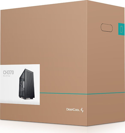Куќиште за компјутер Deepcool CH370, Црна, Midi Tower
