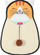 Gërvishëse varëse për mace Zolux Chatouille, sisal, 54cm, me lodër