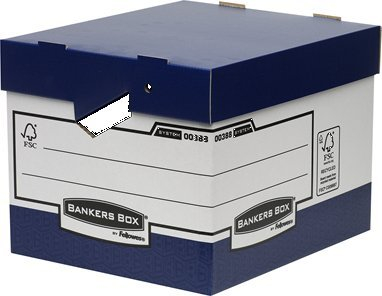 Kuti arkivore Fellowes Bankers Box ERGO 0038801, format A4, letër e qëndrueshme, blu