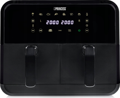 Fritezë me ajër Princess 182068, 8L, 2400W, e zezë