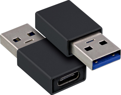 Hub USB InLine për tavolinë, 5 porta, USB 3.2 Gen 1, i zi