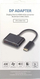 Adapter video RoGer RO DP2VGA HDMI BK, DisplayPort në HDMI VGA, 4K, i zi