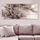 Tabllo murale HomeMarkt Gobi HM4796, kanavacë, 120x49cm, bardhë gri