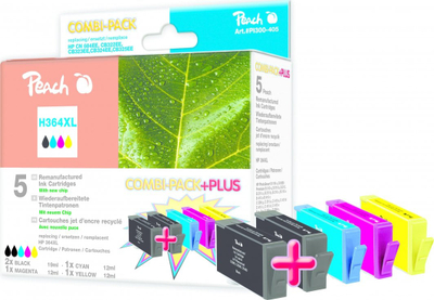 Kuti boje Peach 316405, set me 5 copë, CMYK, për printer