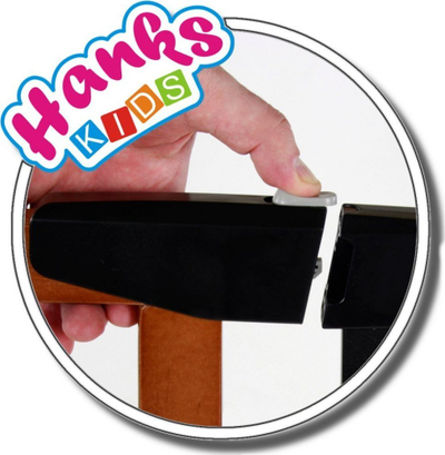 Barriere sigurie për qen HanksKids G2-MULTI, me presion, e bardhë
