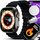 Ora inteligjente Retoo TechPro E740-1 C800 Ultra 2, ekran 1.83", Bluetooth, e zezë