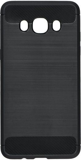 Maskë telefoni Armor Carbon për Samsung Galaxy J7 2016, TPU e butë, mbron nga goditjet, e zezë