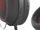 Kufje Natec Genesis Radon 300, 7.1 Surround, të kuqe