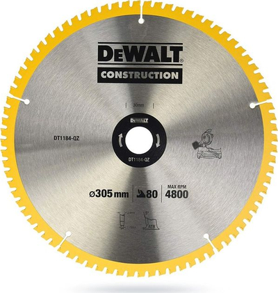 Disk prerës për dru Dewalt, 30x305 mm