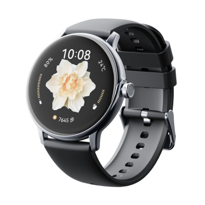 Smartwatch Joyroom JR-FC1 Classic Series, IP68, Bluetooth 5.3, gri e errët