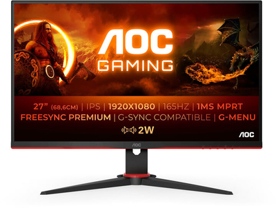 Monitor AOC 27G2SPAE - LED, 27", FullHD, i zi