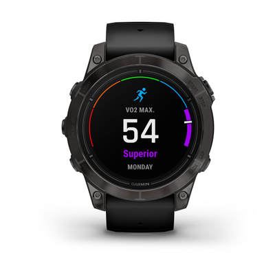Ora sportive Garmin Epix Pro Gen 2 Sapphire 47mm, ekran AMOLED, GPS, e zezë