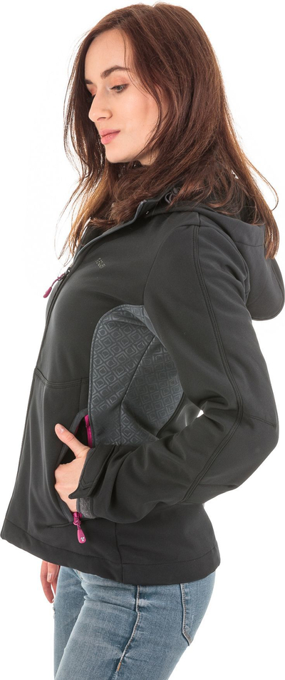 Xhaketë për femra Brugi 2NAX-X15 Nero Grigio, XL, e zezë