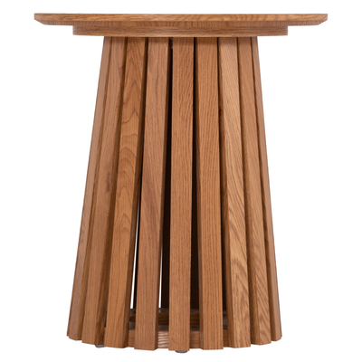 Tavolinë anësore Talbert HM18025, rrethore Φ45 cm, MDF, ngjyrë dru natyral