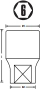 Çelës hekzagonal Stanley STMT72877-8B, 1/4\", 6mm, metalik