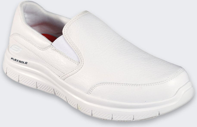 Atlete për burra Skechers Flex Advantage SR Bronwood, slip-on, të bardha, 42.5