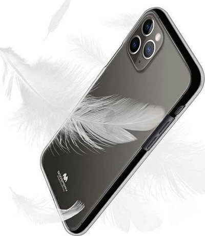 Kllëf telefoni Mercury Premium Clear Jelly për iPhone 11 Pro Max, transparent