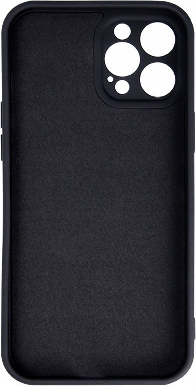 Këllëf telefoni Forcell Silicone Ring për iPhone 13 Pro, silikon, me unazë stand, i zi