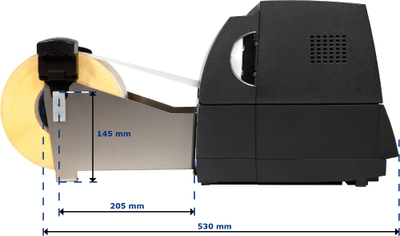 Printer etiketash Citizen CL-S6621, direct thermal edhe thermal transfer, 203 DPI, 150 mm/sek