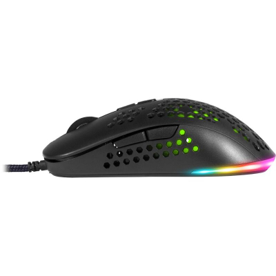 Mouse lojërash Defender Shepard GM-620L, RGB, programues, i zi