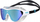 Syze noti Arena The One Swim Mask, lente pasqyre polikarbonat, për të rritur unisex, blu gri