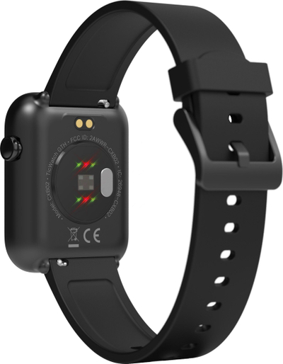 Паметен часовник Mobvoi TicWatch GTH Raven, екран 1.55", отпорен на вода, црн