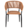 Kolltuk alumini Eulo 55,5x63,5x78Hcm (HM5783.13), zezë/ bezhë