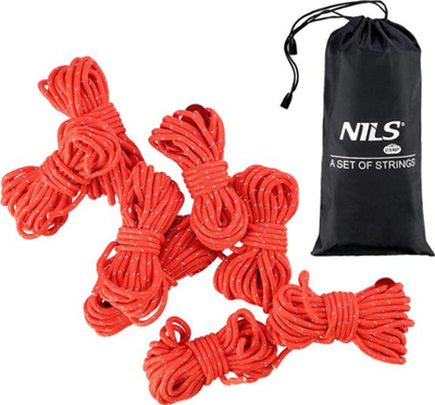 Set litarësh për kamping NILS Camp NC1751, 8 copë, me çantë për çuar me vete